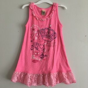 Kavio NHRA hot rod princess pink dress